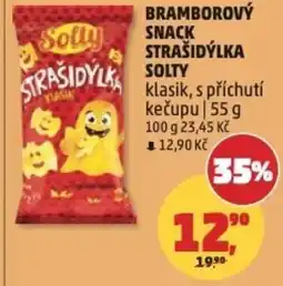 Penny Market Bramborový snack strašidýlka solty nabídka