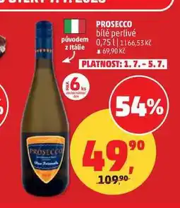Penny Market PROSECCO bílé perlivé 0,751 nabídka