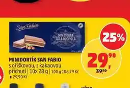 Penny Market MINIDORTÍK SAN FABIO s oříškovou, s kakaovou příchutí nabídka