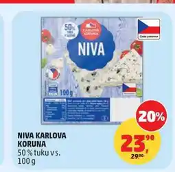 Penny Market NIVA KARLOVA KORUNA 50% tuku vs nabídka
