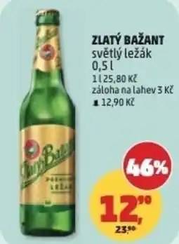 Penny Market Zlatý bažant světlý ležák nabídka