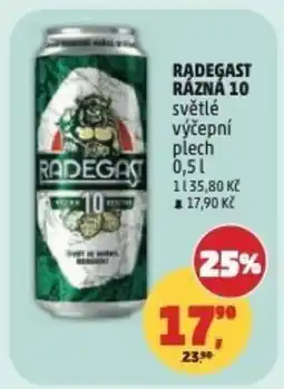 Penny Market Radegast rázná 10 světlé nabídka