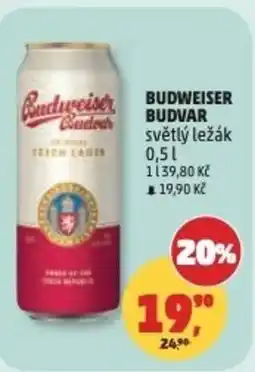 Penny Market Budweiser budvar světlý ležák nabídka