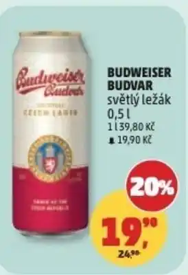 Penny Market Budweiser budvar světlý ležák nabídka