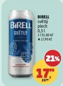 Penny Market Birell světlý plech nabídka