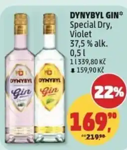 Penny Market Dynybyl gin special dry, Violet nabídka