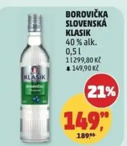 Penny Market Borovička slovenská klasik nabídka