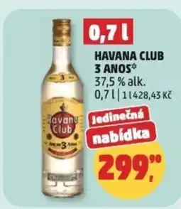 Penny Market Havana club 3 anos nabídka