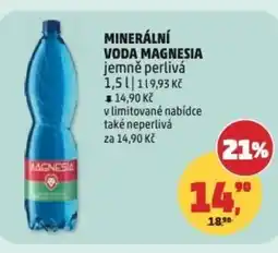 Penny Market Minerální voda magnesia jemně perlivá nabídka