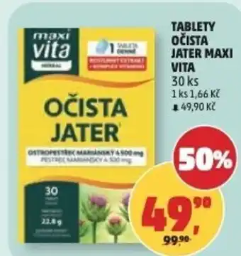 Penny Market Tablety očista jater maxi vita nabídka
