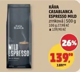 Penny Market Káva casablanca espresso mild nabídka
