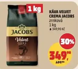 Penny Market Káva velvet crema jacobs zrnková nabídka