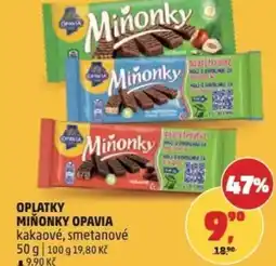 Penny Market Oplatky miňonky opavia kakaové, smetanové nabídka