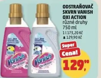 Penny Market Odstraňovač skvrn vanish oxi action nabídka