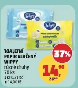 Penny Market Toaletní papír vlhčený wippy nabídka