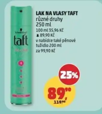Penny Market Lak na vlasy taft nabídka