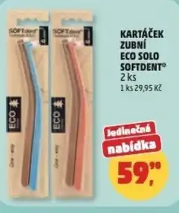 Penny Market Kartáček zubní eco solo softdent nabídka