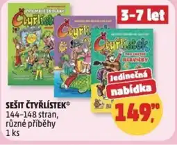 Penny Market Sešit čtyřlístek nabídka