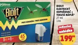 Penny Market Biolit elektrický odpařovač + tekutá náplň nabídka