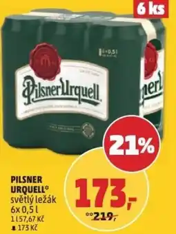 Penny Market Pilsner urquell světlý ležák nabídka