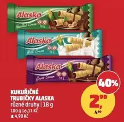 Penny Market Kukuřičné trubičky alaska nabídka