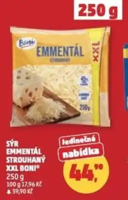 Penny Market Sýr emmentál strouhaný xxl boni nabídka