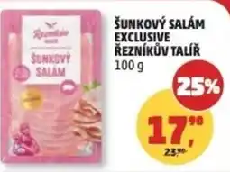 Penny Market Šunkový salám exclusive řezníkův talíř nabídka
