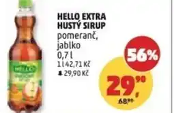 Penny Market Hello extra hustý sirup pomeranč,jablko nabídka