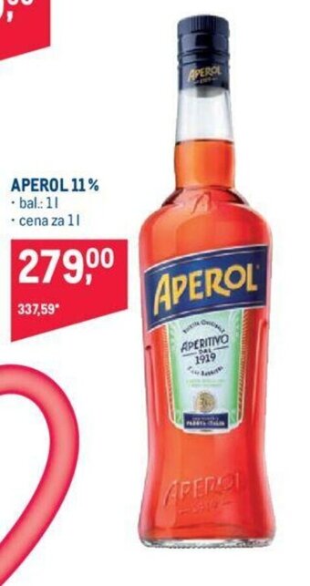 Makro Aperol 1l nabídka