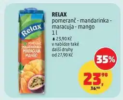 Penny Market RELAX pomeranč-mandarinka-maracuja- mango nabídka