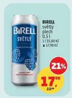 Penny Market BIRELL SVĚTLÝ plech 0,5 l nabídka