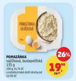 Penny Market Pomazánka vajíčková, budapešťská nabídka