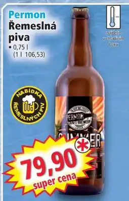 Norma Permon Řemeslná piva nabídka
