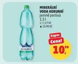 Penny Market MINERÁLNÍ VODA KORUNNÍ jemně perlivá nabídka