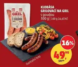Penny Market Klobása grilovací na gril s goudou nabídka