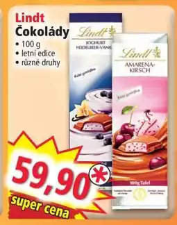 Norma Lindt Čokolády nabídka