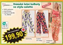 Norma Dámské letní kalhoty ve stylu culotte nabídka