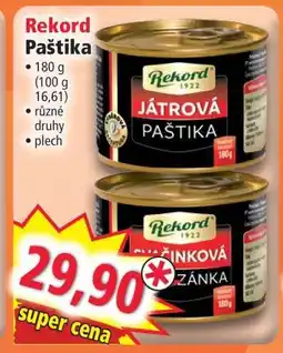 Norma Rekord Paštika nabídka