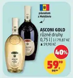 Penny Market ASCONI GOLD různé druhy nabídka