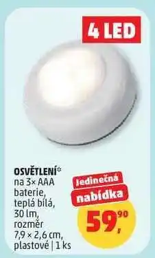 Penny Market Osvětlení 4 LED nabídka