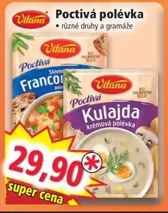 Norma POCTIVÁ POLÉVKA nabídka