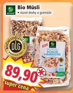 Norma BIO MÜSLI nabídka