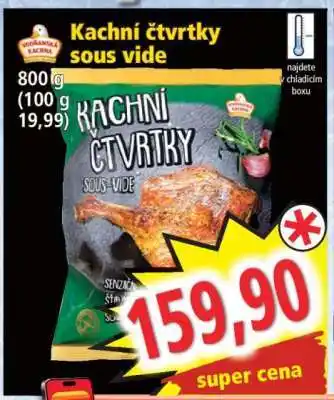 Norma Kachní čtvrtky sous-vide nabídka