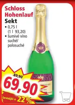 Norma Schloss Hohenlauf Sekt nabídka