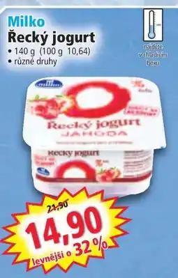 Norma Milko Řecký jogurt nabídka