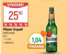 Globus Pilsner Urquell nabídka