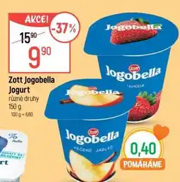 Globus Zott Jogobella jogurt nabídka
