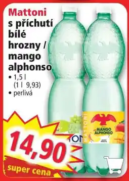 Norma Mattoni s příchutí bílé hrozny / mango alphonso nabídka