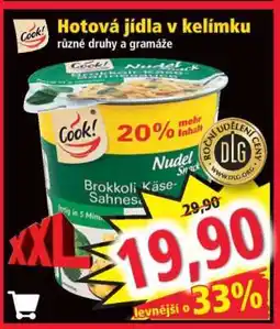 Norma Hotová jídla v kelímku nabídka