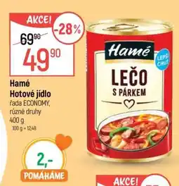 Globus HAMÉ Hotové jídlo nabídka